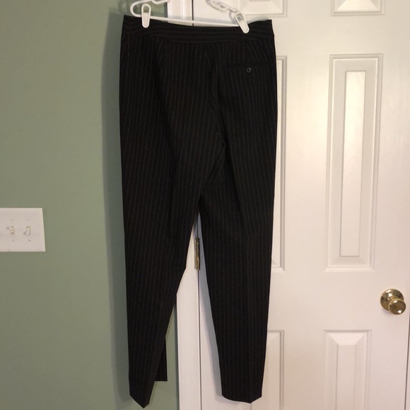 Pinstripe Suit Set with Blazer, Pants and Skirt - Picture 6 of 10